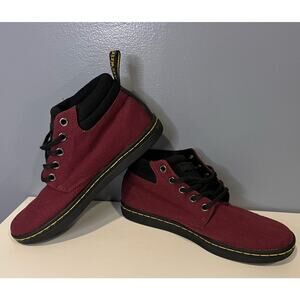 Dr. Martens Burgundy Boots - Women's Size 6